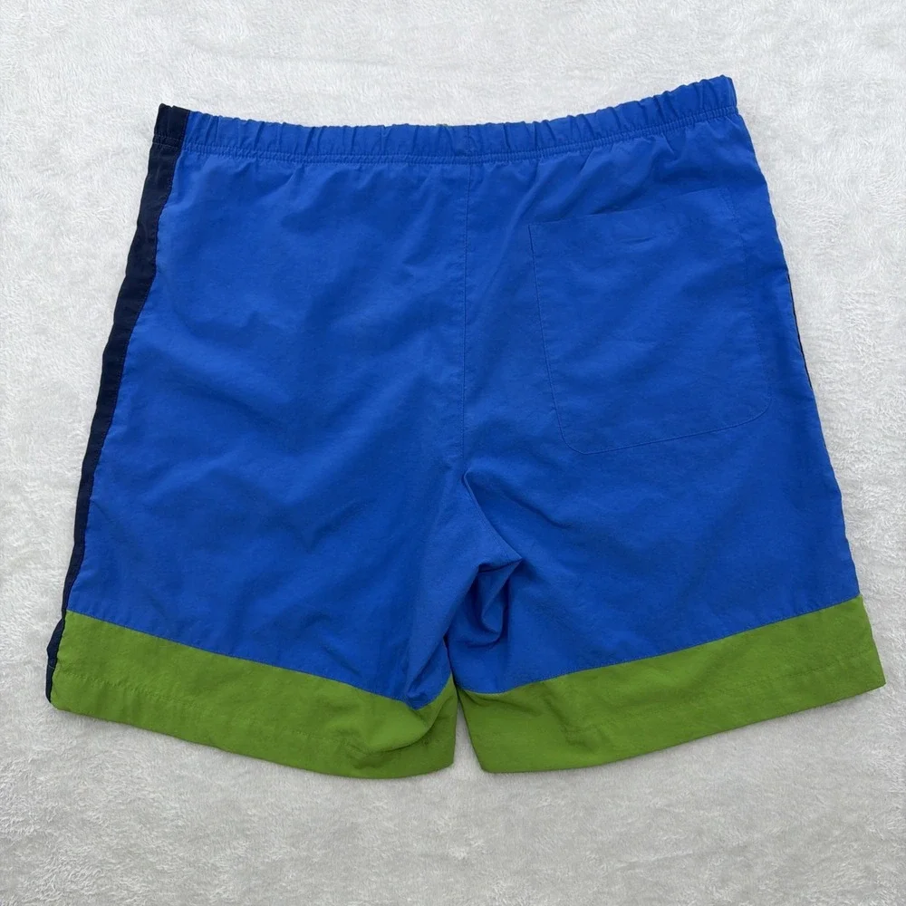 Vintage 90's Nike White Tag Mini Swoosh Swim Trunks Shorts Men's Size M 36x8